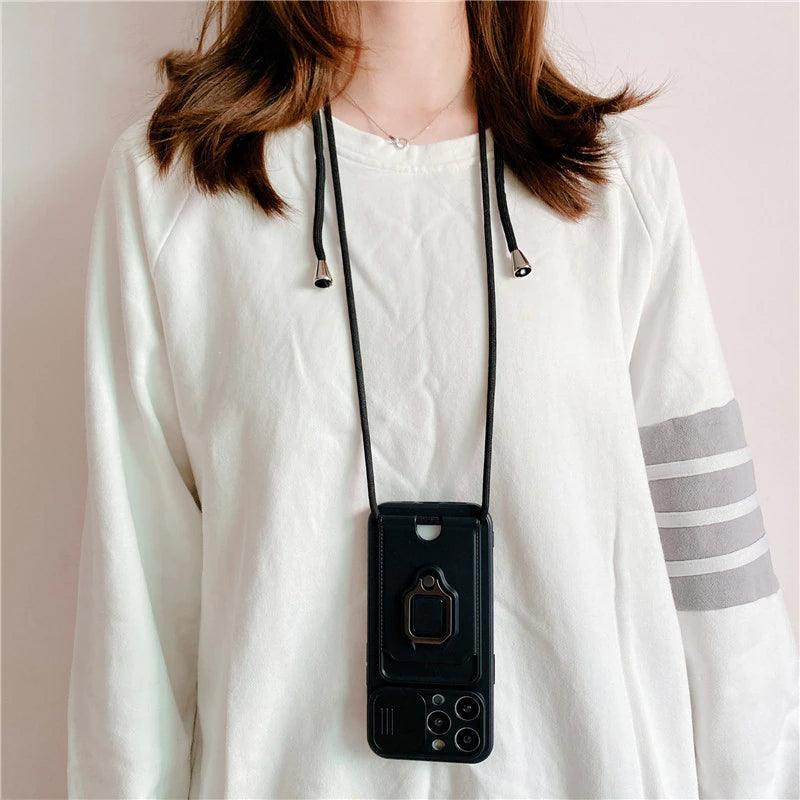 Cell Phone Lanyard Holder Case Cover | Necklace Sling | Neck Strap | Mobile  Phone Straps - Mobile Phone Straps - Aliexpress